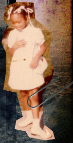 Auriea Harvey at age 8